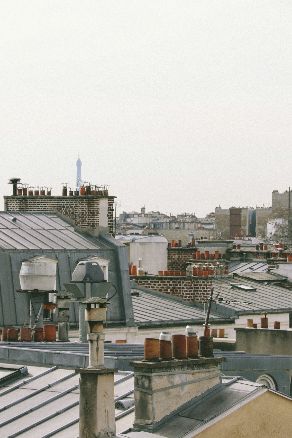 Toits en zinc et cheminées de Paris, matière grise de l’architecture parisienne