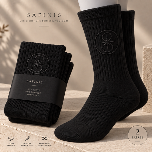 Chaussette Ombre Nocturne SAFINIS écru, détail de la maille
